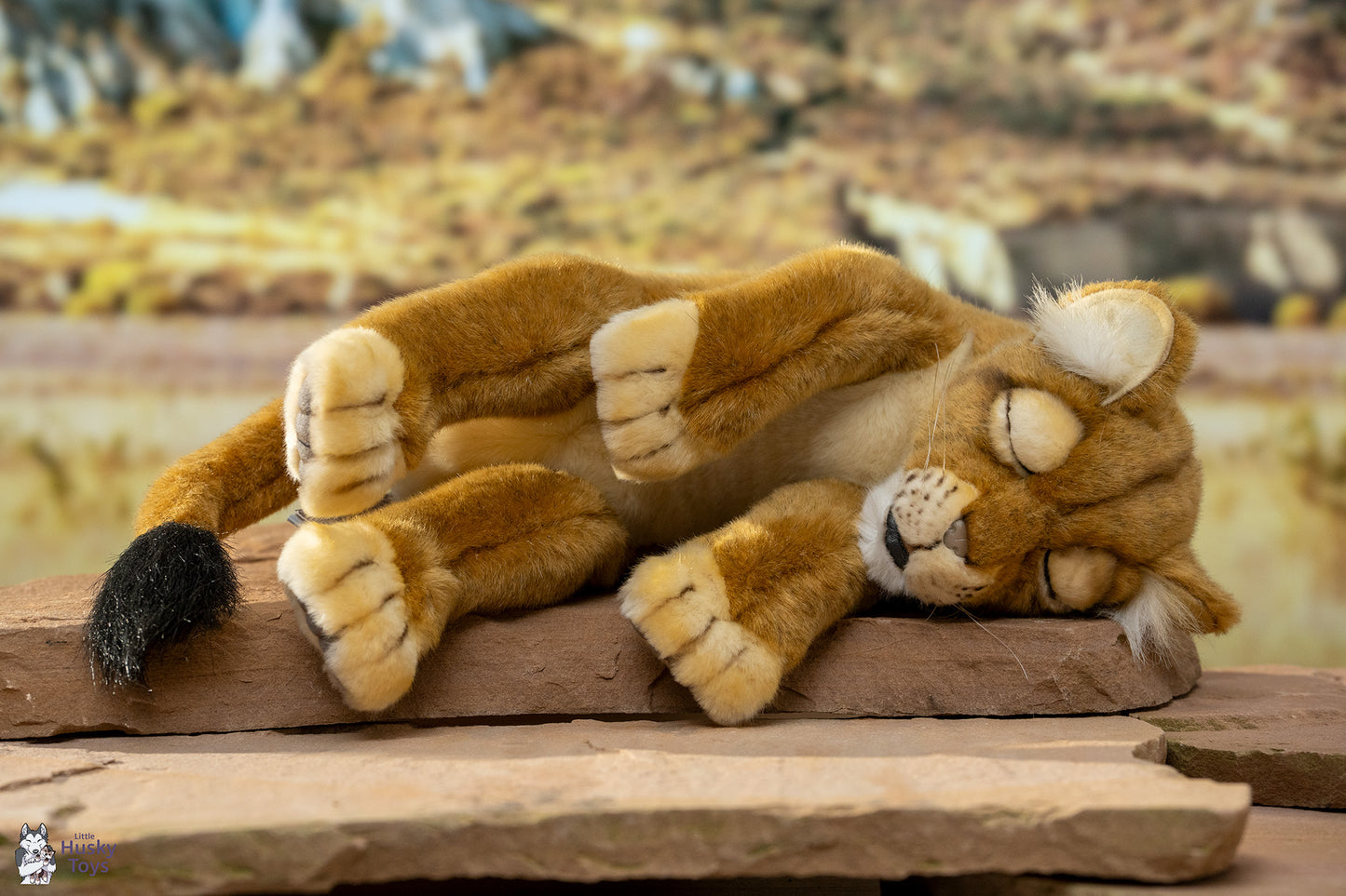 Hansa Creation Sleeping Lion Cub