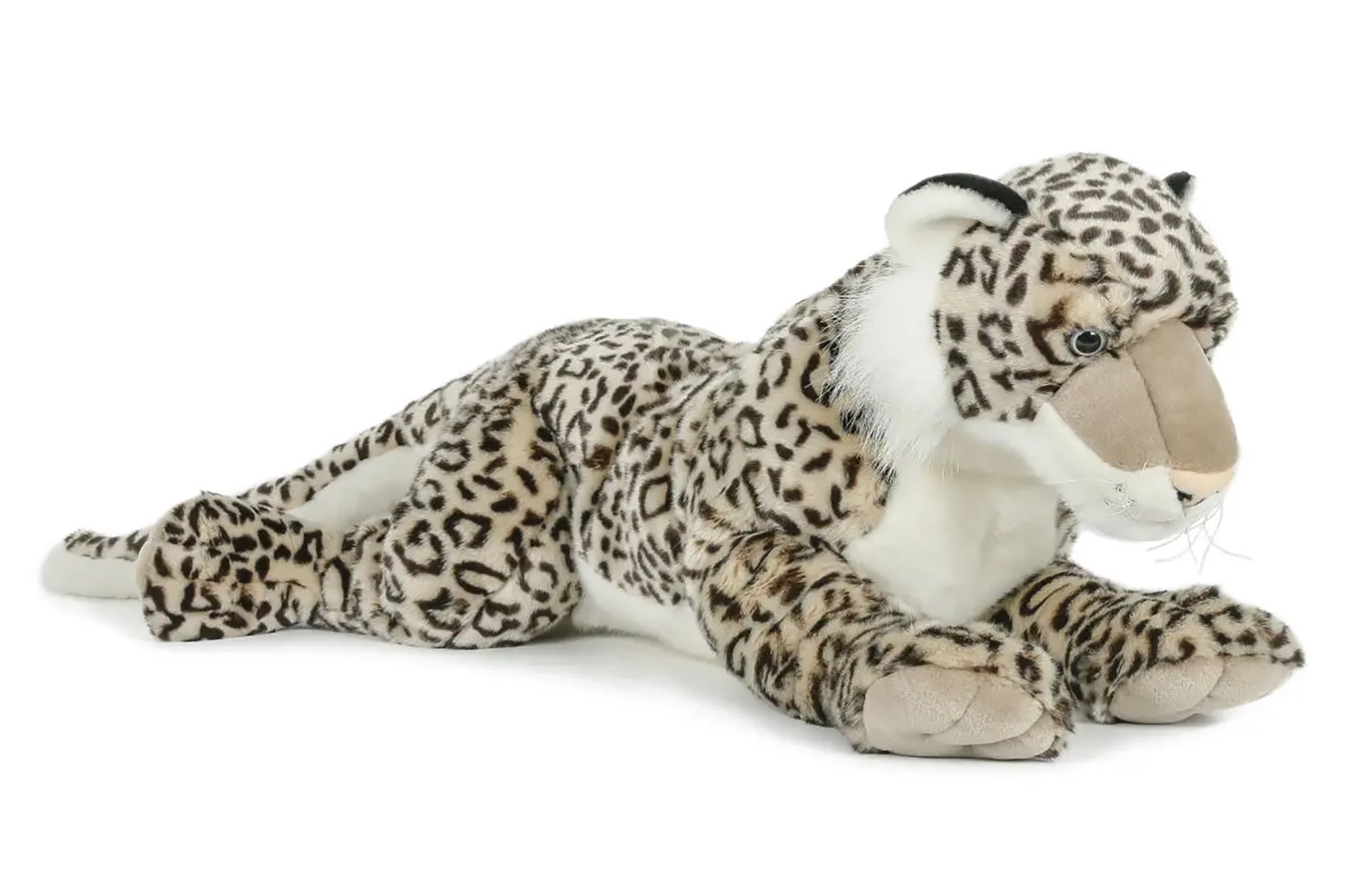 Giant stuffed snow leopard on sale